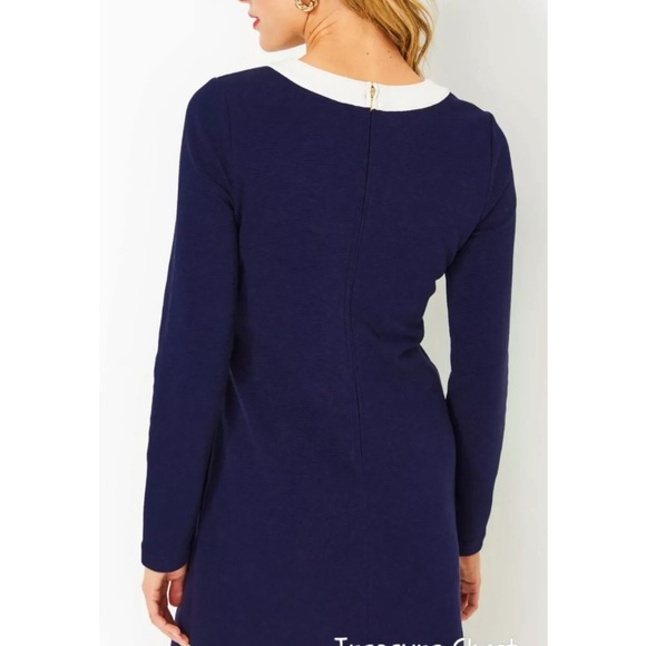 Lilly Pulitzer NWT Kennedy Classic Shift Dress True Navy $198 Size M,L,XL - Picture 11 of 14